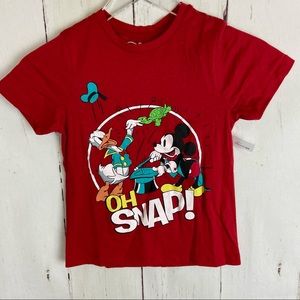 Disney | Red Mickey Mouse Kids Tee Shirt